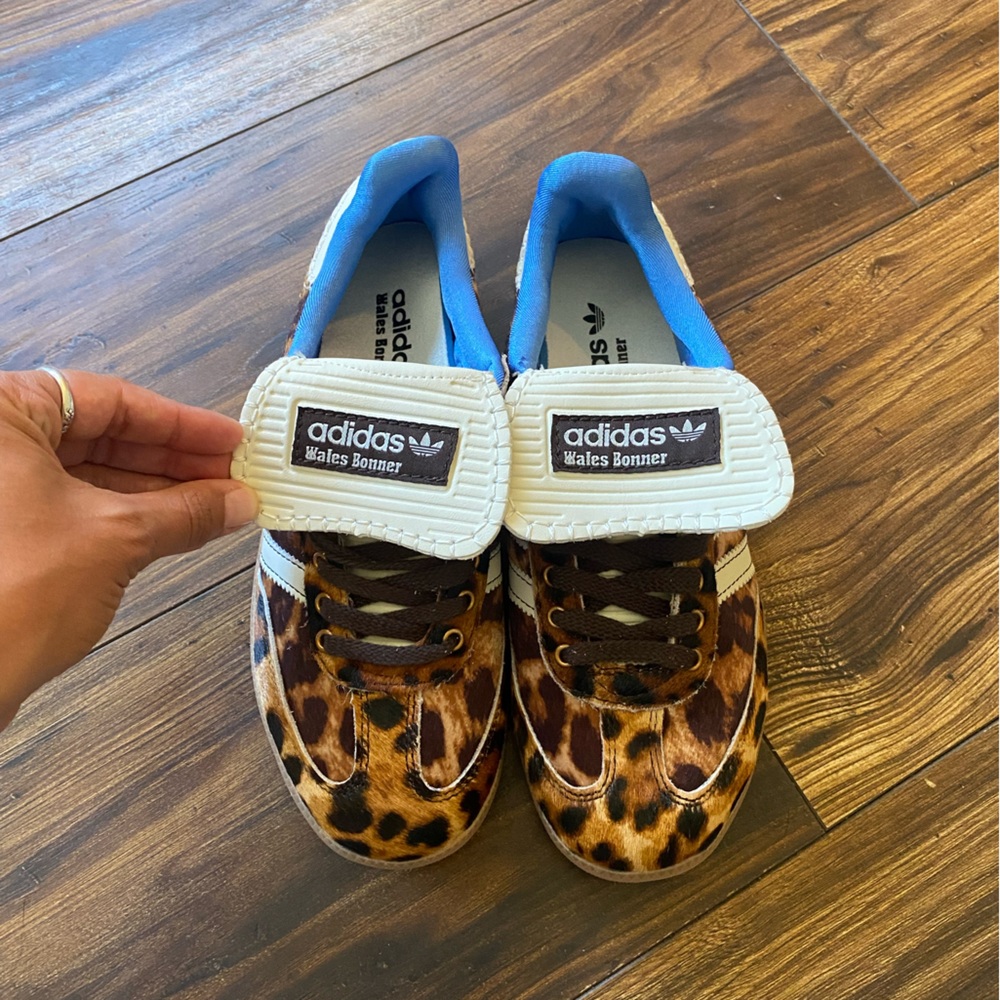 Adidas x Wales Bonner Samba ‘Leopard Pony’ Sneakers